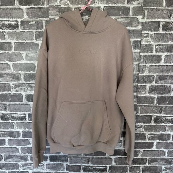 Comfrt hoodie sweatshirt tan brown - Picture 1 of 9